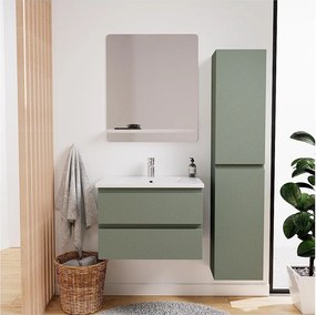 Zestaw zlewozmywakowy 60 cm + bateria + lustro + kolumna SORRENTO