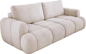 Sofa Kanapa BOMO 3 osobowa z funkcją spania i pojemnikiem w tkaninie SALVADOR 01 WERSAL