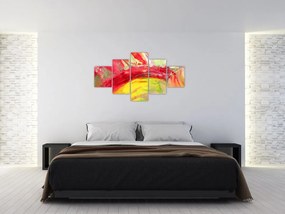 Obraz abstrakcji - malarstwo (125x70 cm)
