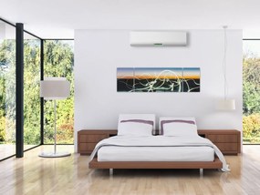 Obraz - widok nieba z dachu (170x50 cm)