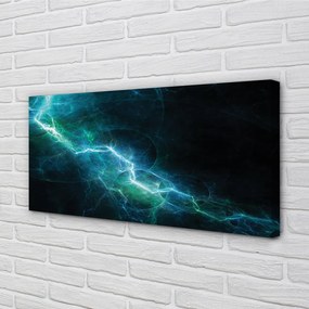 Duży obraz na płótnie Fraktalne Pioruny