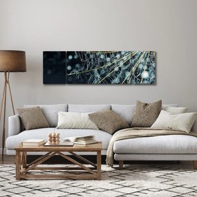 Obraz - Kwiat z pajęczyną (170x50 cm)