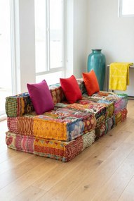 Sofa patchworkowa 3-osobowa G0-A41