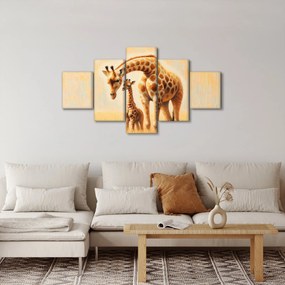 Obraz - Żyrafy (125x70 cm)
