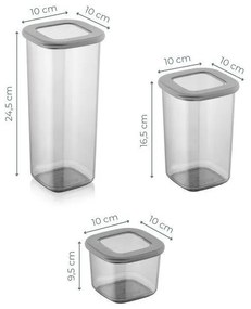 Pojemniki 12 szt. na żywność Fresco – Hermia