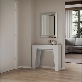 Konsola rozkładana 90x25/181 cm Narrow Frassino biała