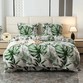 PrzytulneMieszkanie.pl PrzytulneMieszkanie.pl Pościel z mikropluszu SINERO zielona Rozmiar pościeli: 70 x 80 cm | 140 x 200 cm