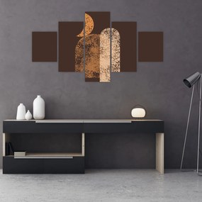 Obraz - Pomarańczowe łuki N⁰2 (125x70 cm)