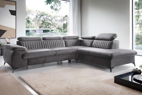 Grafitowy narożnik z funkcją spania P1-G64