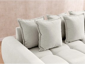 Biały narożnik (lewostronny/z szezlongiem) Albane – Ropez