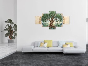 Obraz – Splecione drzewo życia (125x70 cm)