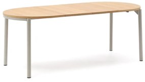Rozkładany stół z blatem w dekorze dębu 90x120 cm Montuiri – Kave Home
