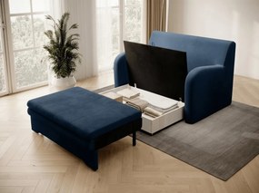 Rozkładana sofa dwuosobowa ARIO NUBE, ciemnoniebieska