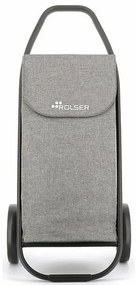 Rolser Torba na kółkach Com Tweed 8 Black Tube,szara