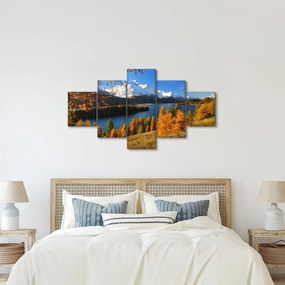Obraz - Jesień w Alpach (125x70 cm)