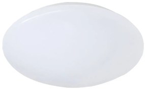 Biała lampa sufitowa LED Trio Putz II, średnica 27 cm