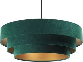 Zielona lampa wisząca glamour nad stół - 10X S441 B7-F58