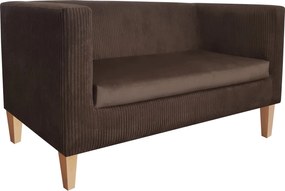 Sofa Monaco : Kolor nogi - Drewno, Kolor tkaniny - Kronos6/Poso6, Typ tkaniny - Kronos/Poso, Wysokość nogi - 15 cm