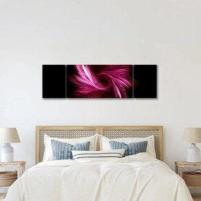 Obraz - różowa abstrakcja (170x50 cm)