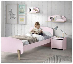 Różowa szafka nocna Vipack Kiddy