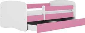 Łóżko dziecięce Babydreams bez obrazka 140x70 z materacem