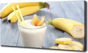 Foto obraz na płótnie Bananowy koktajl