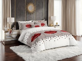 PrzytulneMieszkanie.pl PrzytulneMieszkanie.pl Pościel z mikrofibry LIPSY białe Rozmiar pościeli: 70 x 80 cm | 140 x 200 cm