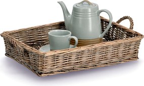 Wiklinowa taca z uchwytami, 41 x 30 cm