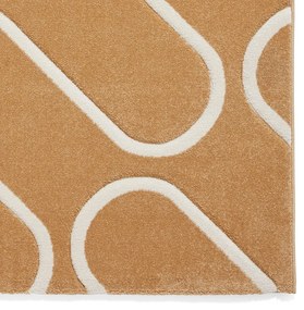 Dywan w kolorze ochry 80x150 cm Linear Curve – Catherine Lansfield