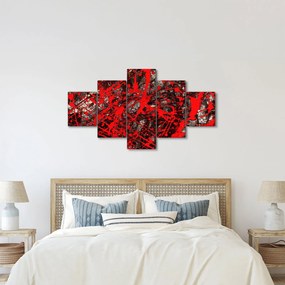 Obraz - Ekspresyjna abstrakcja (125x70 cm)