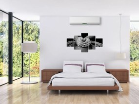 Obraz czarno-biały - garncarstwo (125x70 cm)