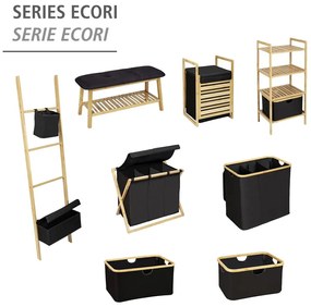 Tekstylny kosz na pranie 93 l Ecori – Wenko
