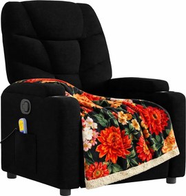 Klasyczny Fotel Czarny Z Masażem P8-N98