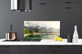 Panel Szklany Góry Las Jezioro Krajobraz