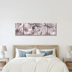 Obraz - Vintage kwiaty piwonii (170x50 cm)