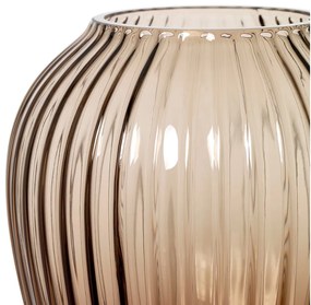 Brązowy szklany wazon Kähler Design Hammershøi, wys. 18,5 cm