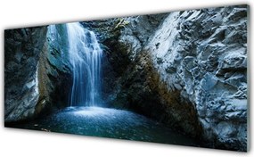 Szkło do Kuchni na Ścianę Kaskada Czystej Wody