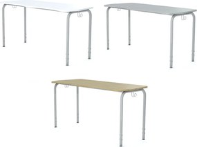 Regulowany stolik szkolny i przedszkolny Simple fala 135x55 cm