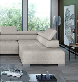 Narożnik CAMPO XL z elektryczną regulacją siedziska Prawostronny w tkaninie MEMPHIS 04 WERSAL