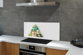 Panel szklany do Kuchni Bożonarodzeniowe Prezenty