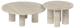 Kamienny okrągły stolik ø 52 cm Volos – Blomus