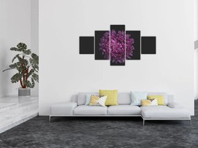 Obraz fioletowego kwiatu (125x70 cm)