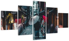 Obraz - Spacer po Tokio (125x70 cm)