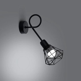 Kinkiet ARTEMIS 1S czarny SOLLUX  LIGHTING