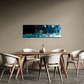 Obraz - Makro (z zegarem) (90x30 cm)