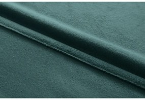 Zaciemniająca zasłona VELVET 140x270 cm, turkusowa Zawieszanie: Taśma z wiązaniami