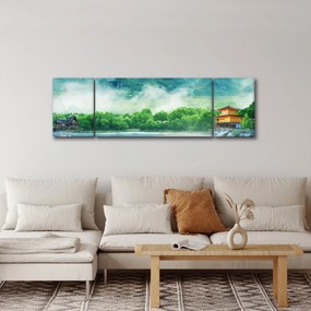 Obraz - Wymarzony krajobraz (170x50 cm)