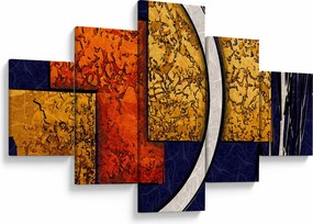 Obraz abstrakcji (125x70 cm)