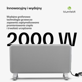 Blumfeldt SwiftWave Panel grzewczy na podczerwień, 2000 W