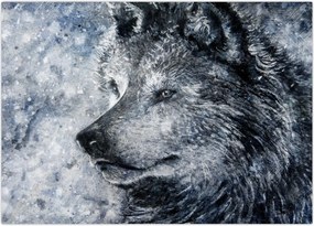 Obraz - Wilk z kreskówki (70x50 cm)